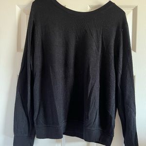 Joah Brown open back fleece long sleeve sz M